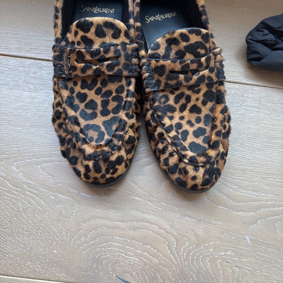 Women's Le Loafer Penny Slippers in Pony Hair Leather - Picture 8 of 12